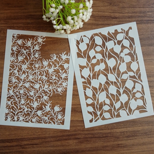 PET stencil pattern templates mask for paper craft